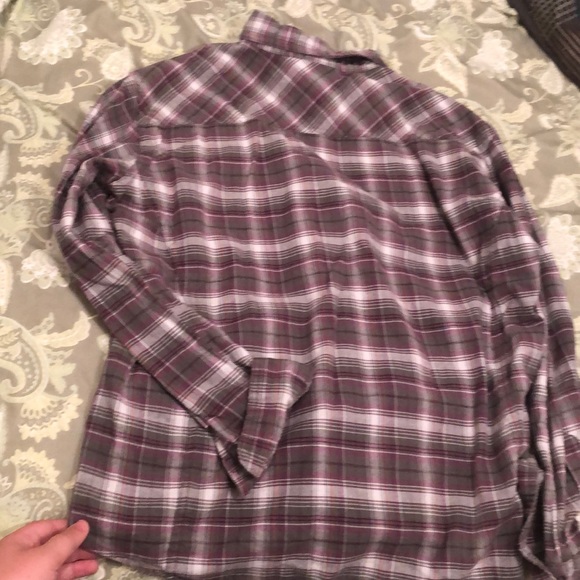 Purple and grey flannel - Picture 3 of 3